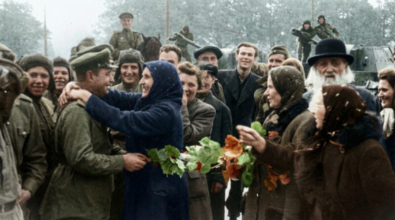 Освобождение Риги, 1944 год.