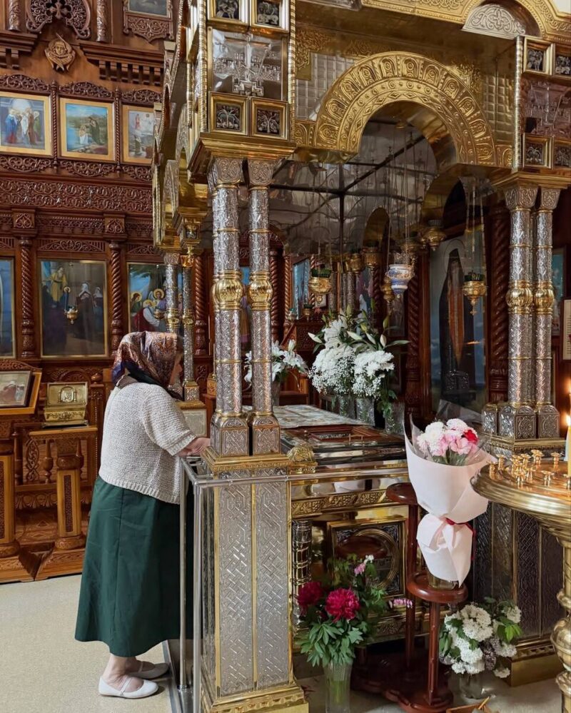 Ирина Муравьева в храме