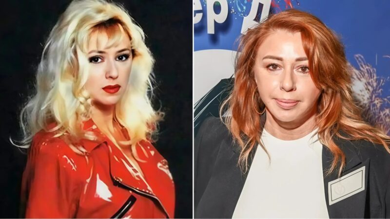 Алёна Апина в начале своей музыкальной карьеры
