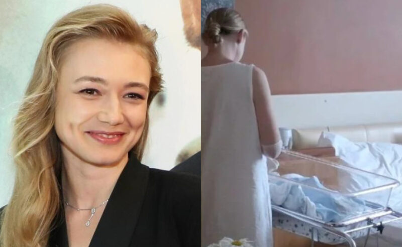 Оксана Акиньшина с сыном Лео.