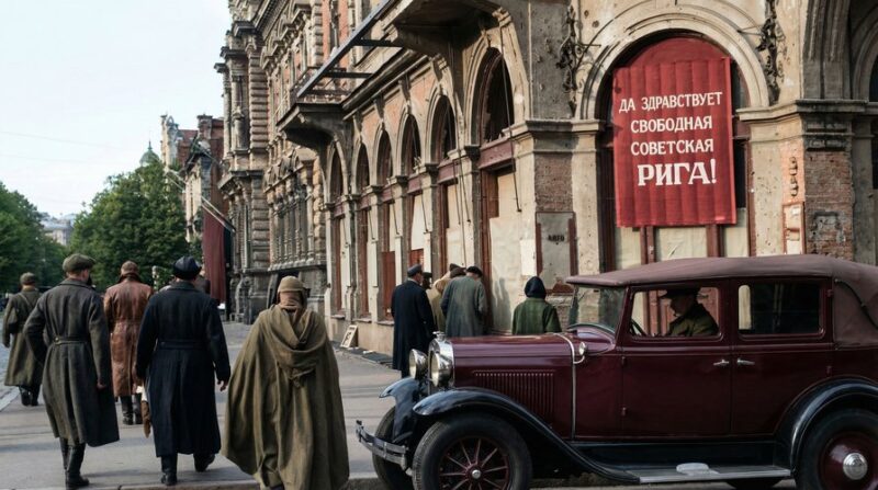 Рига в первые дни после освобождения, 1944 год.