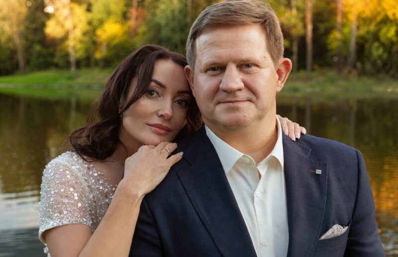 Александр Обласов и его третья жена Евгения.