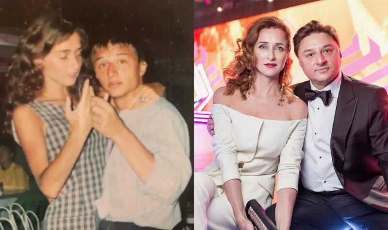 на фото Максим Лагашкин и Екатерина Стулова