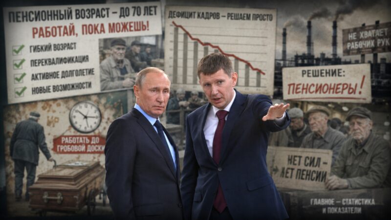 «Заткнуть дыру пенсионерами»: министр Решетников в отчаянии бросился за помощью к тем, кого сам государство обрекло на нищету
