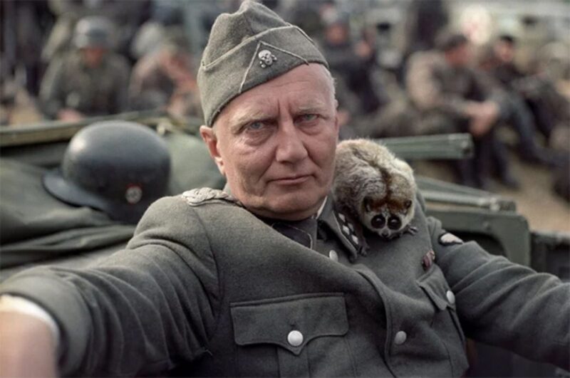 Виктор Лоренц в роли штурмбаннфюрера СС в фильме «Иди и смотри» (1985).
