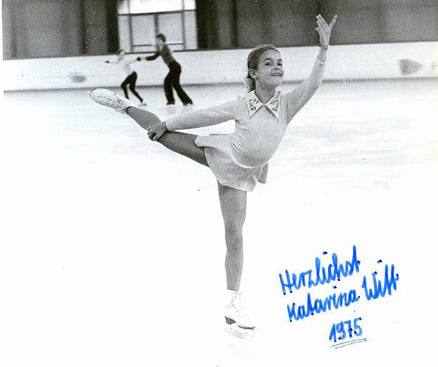 Десятилетняя Катарина Витт, 1975 год
