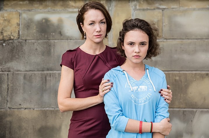 Сцена из сериала «Красные браслеты» с Дарьей Мороз