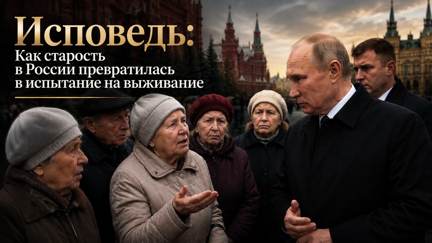 Исповедь: Как старость в России превратилась в испытание на выживание