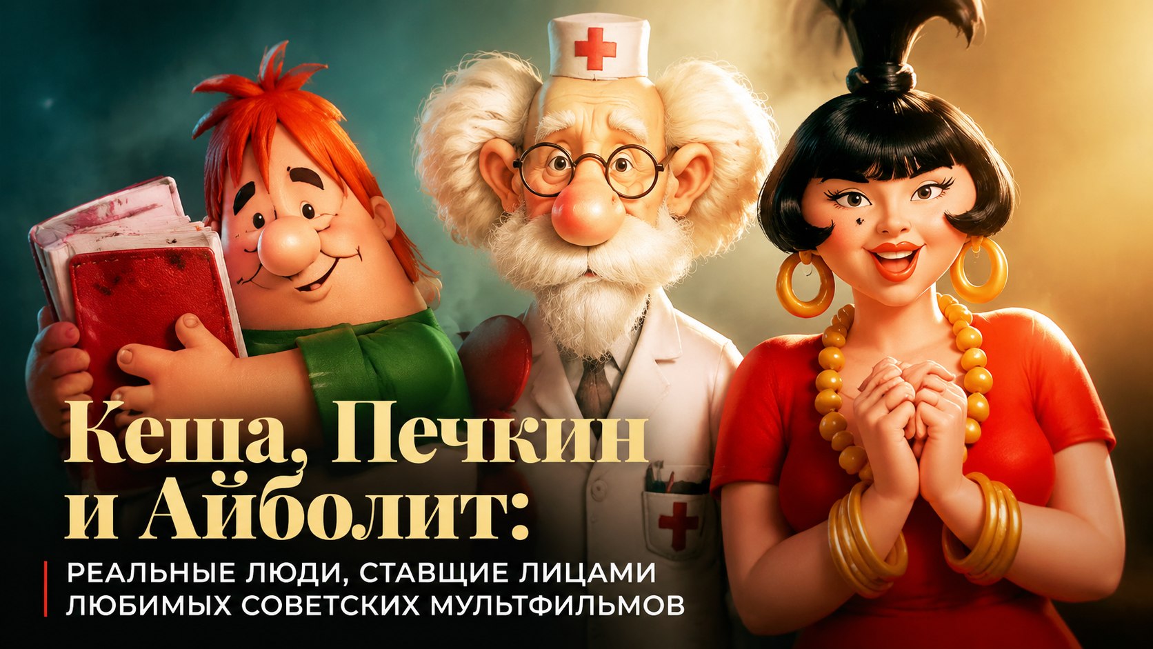 Кеша, Печкин и Айболит: реальные люди, ставшие лицами любимых советских мультфильмов