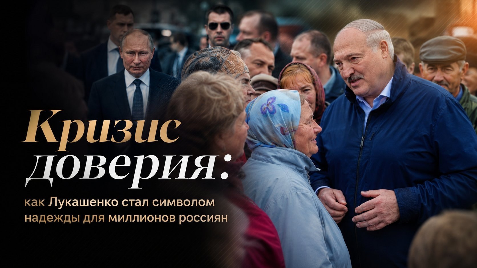 Кризис доверия: как Лукашенко стал символом надежды для миллионов россиян