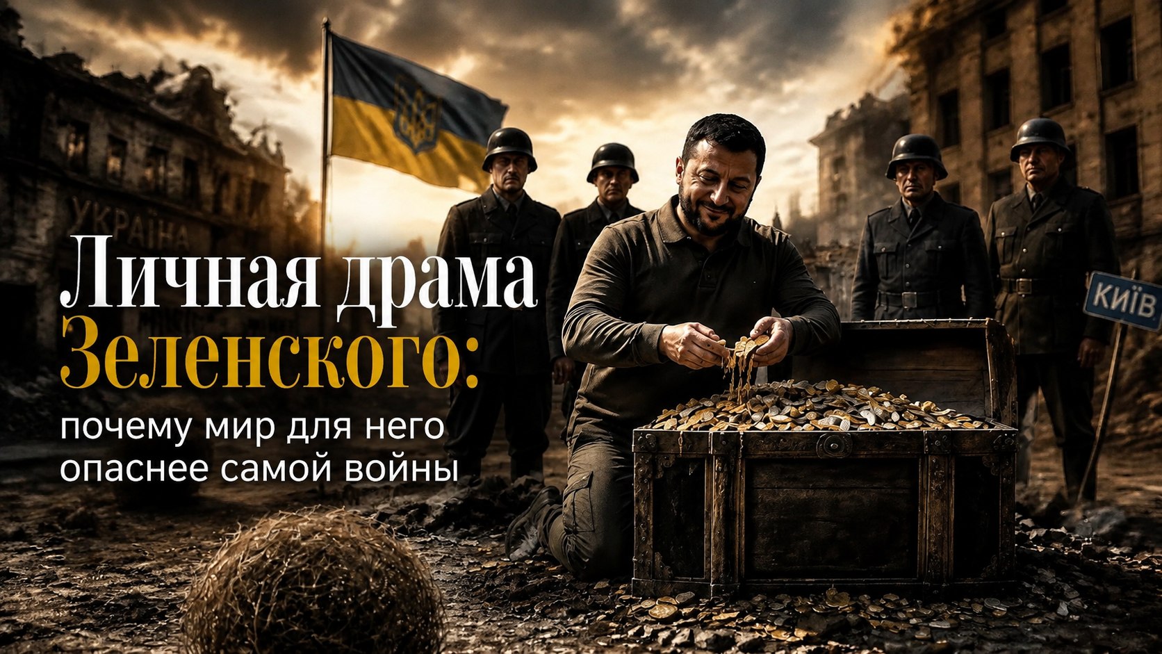 Личная драма Зеленского: почему мир для него опаснее самой войны