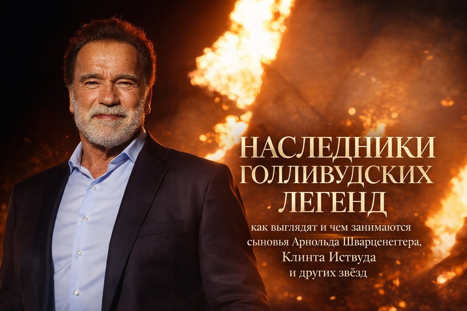 Наследники голливудских легенд: как выглядят и чем занимаются сыновья Арнольда Шварценеггера, Клинта Иствуда и других звёзд