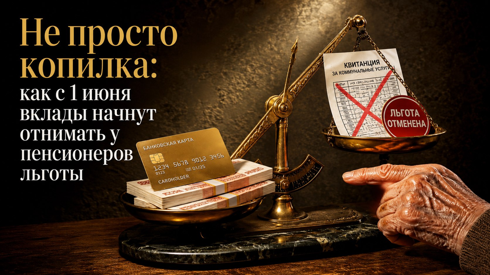 Не просто копилка: как с 1 июня вклады начнут отнимать у пенсионеров льготы