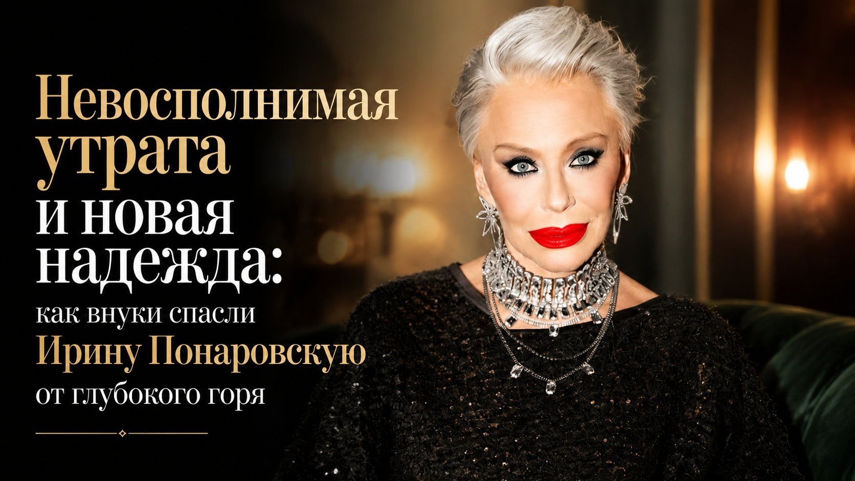 Невосполнимая утрата и новая надежда: как внуки спасли Ирину Понаровскую от глубокого горя