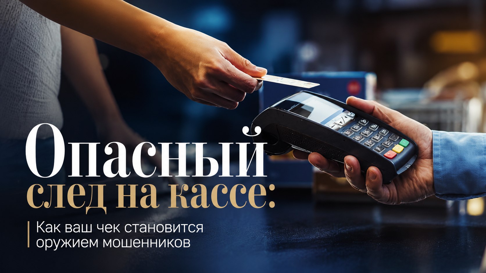 Опасный след на кассе: Как ваш чек становится оружием мошенников