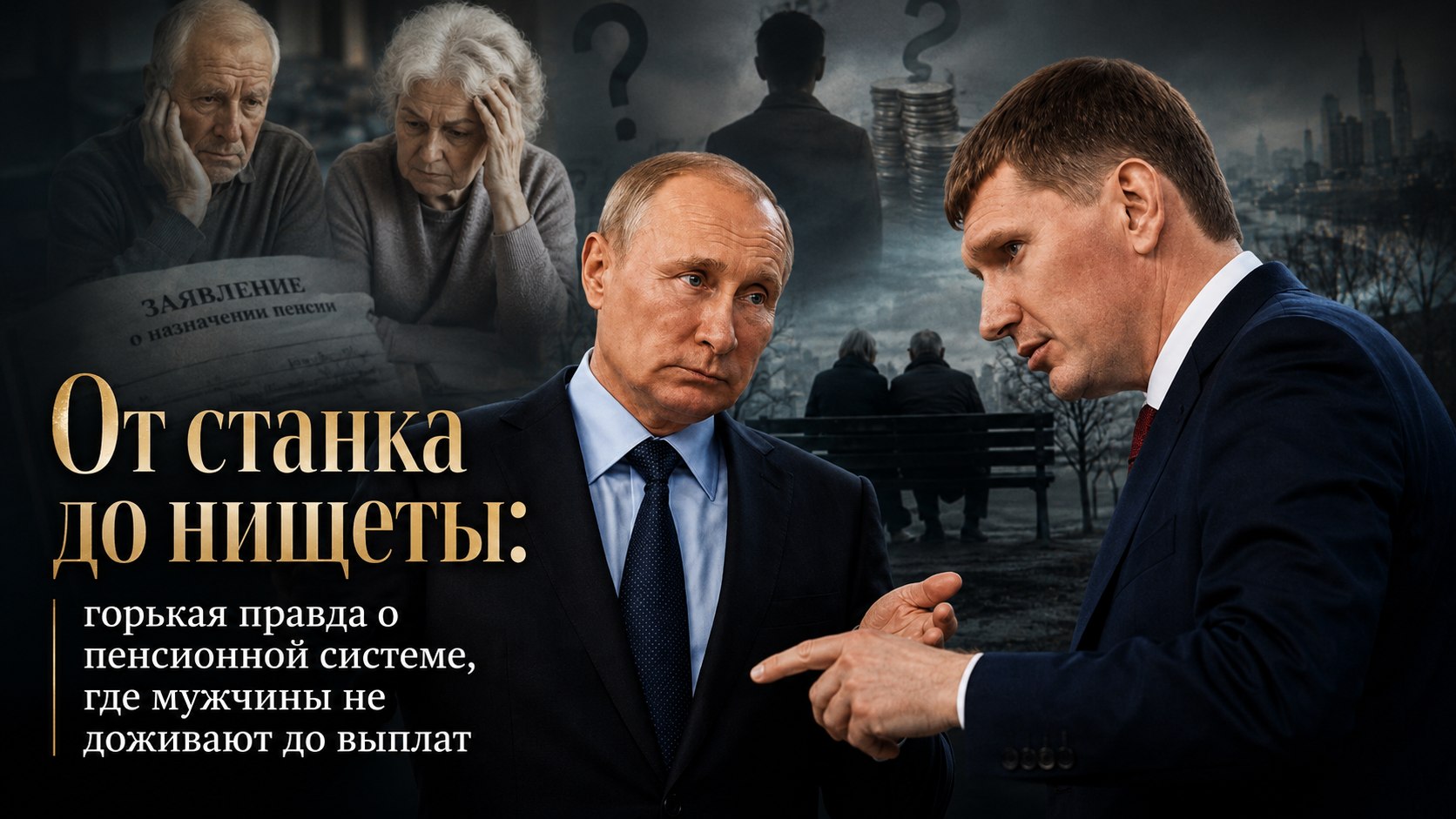 От станка до нищеты: горькая правда о пенсионной системе, где мужчины не доживают до выплат