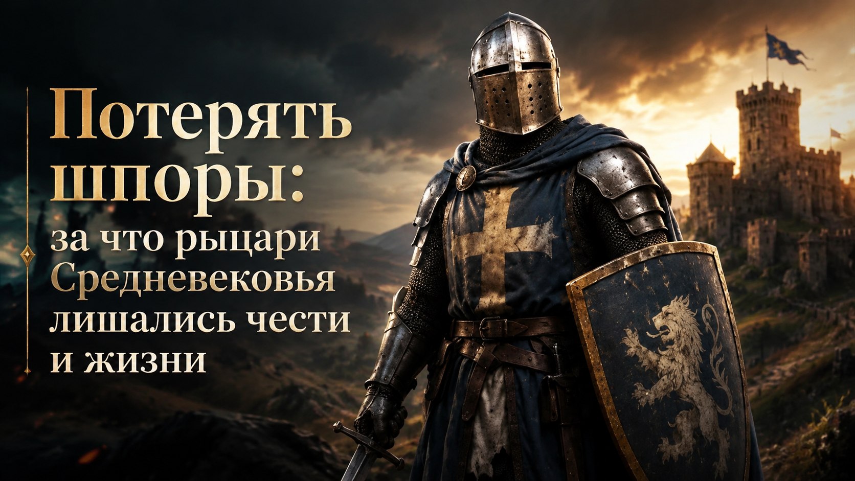 Потерять шпоры: за что рыцари Средневековья лишались чести и жизни