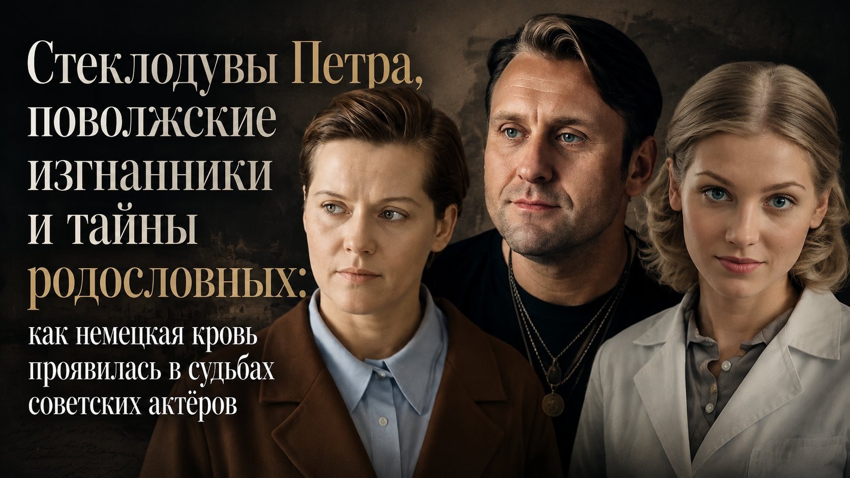 Стеклодувы Петра, поволжские изгнанники и тайны родословных: как немецкая кровь проявилась в судьбах советских актёров
