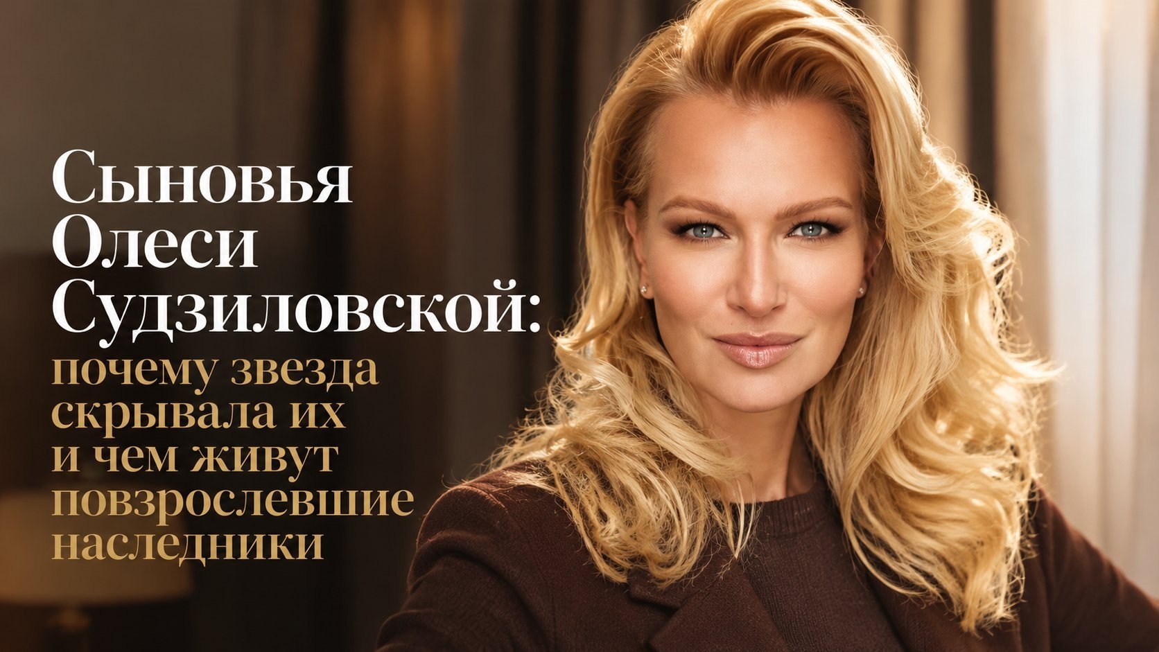 Сыновья Олеси Судзиловской: почему звезда скрывала их и чем живут повзрослевшие наследники