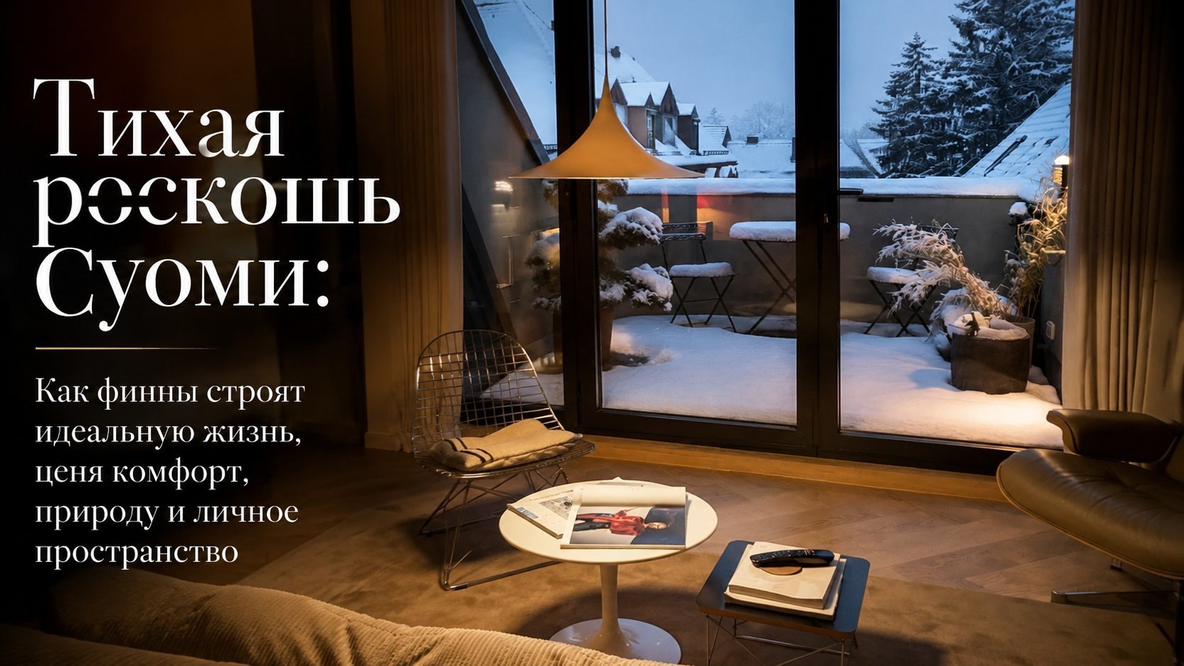 Тихая роскошь Суоми: Как финны строят идеальную жизнь, ценя комфорт, природу и личное пространство