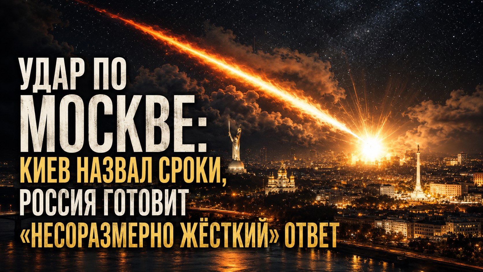 Удар по Москве: Киев назвал сроки, Россия готовит «несоразмерно жёсткий» ответ
