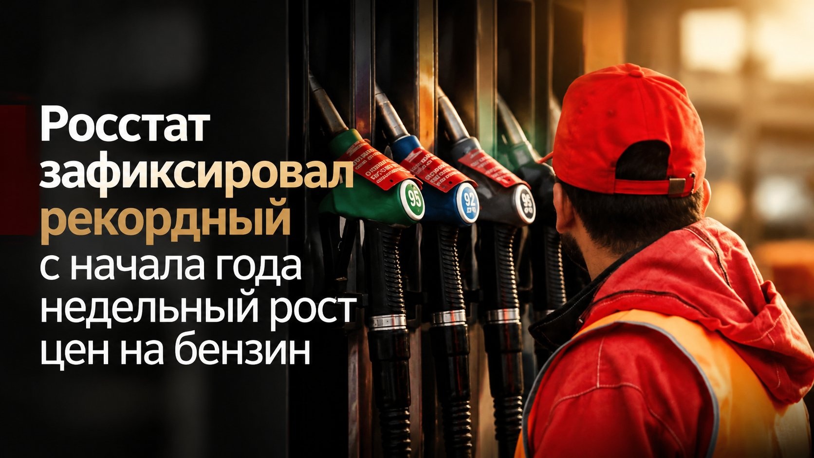 Росстат зафиксировал рекордный с начала года недельный рост цен на бензин