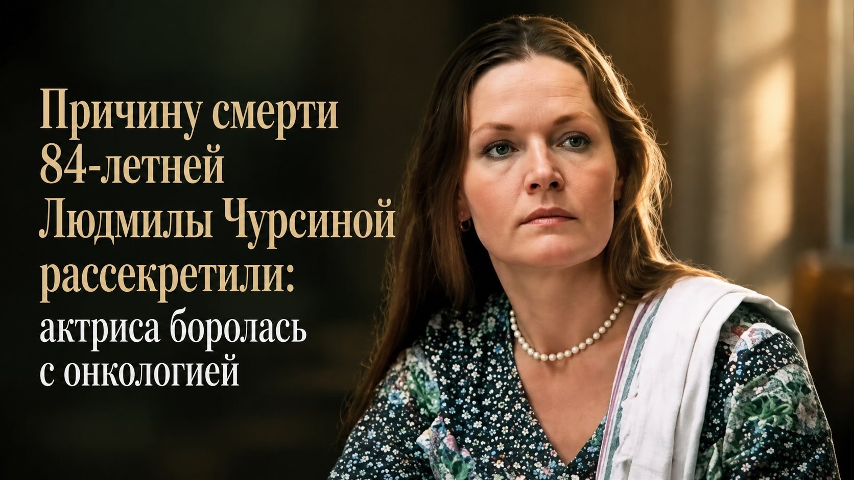 Причину смерти 84-летней Людмилы Чурсиной рассекретили: актриса боролась с онкологией