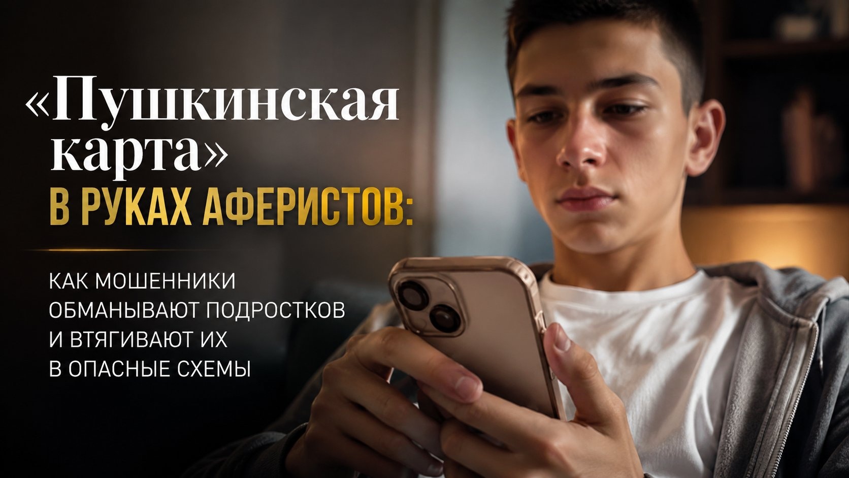 «Пушкинская карта» в руках аферистов: как мошенники обманывают подростков и втягивают их в опасные схемы