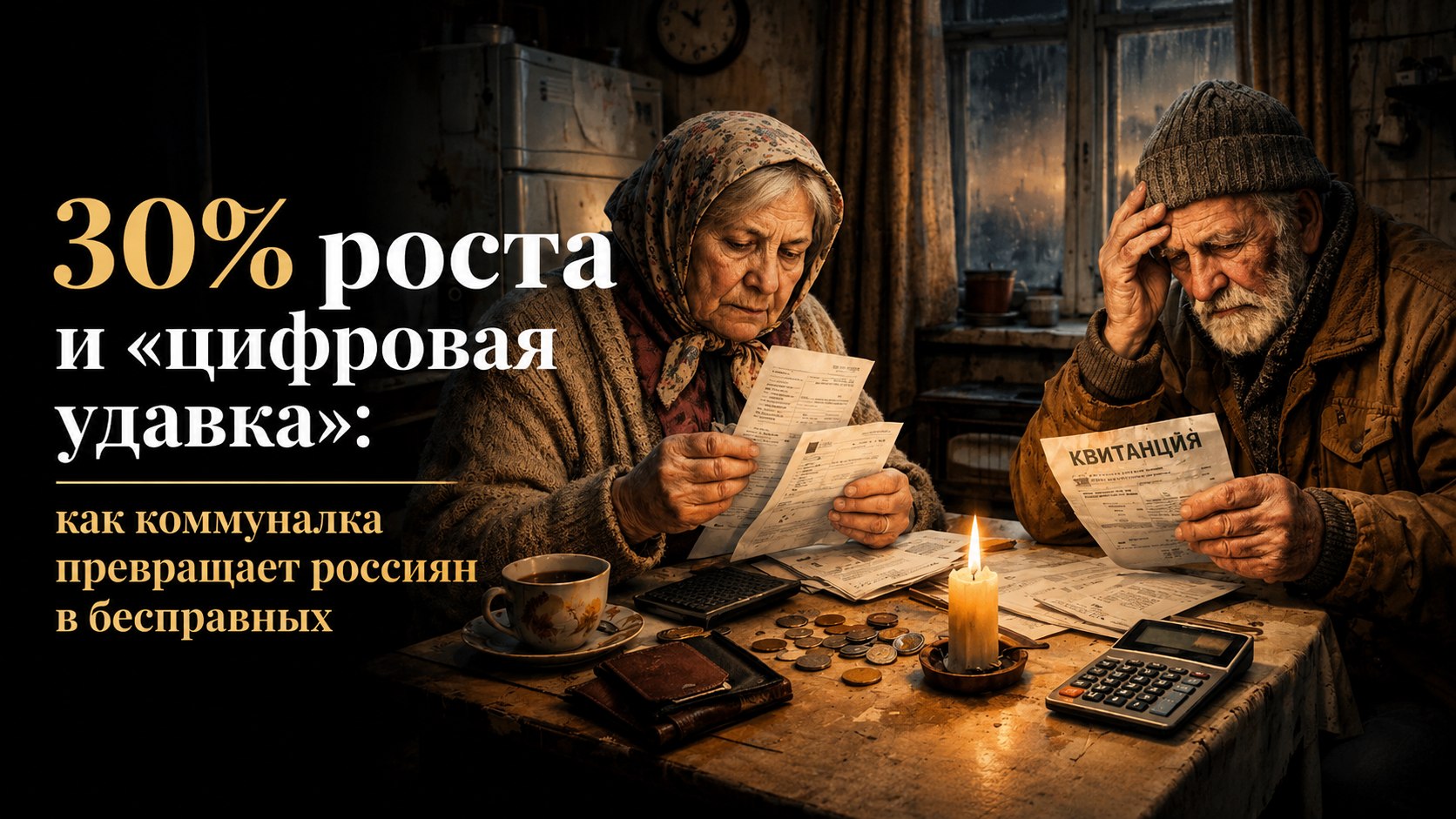 30% роста и «цифровая удавка»: как коммуналка превращает россиян в бесправных