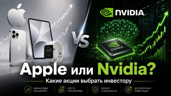 Инвестировать в акции Apple или Nvidia: Что выбрать для инвестирования?