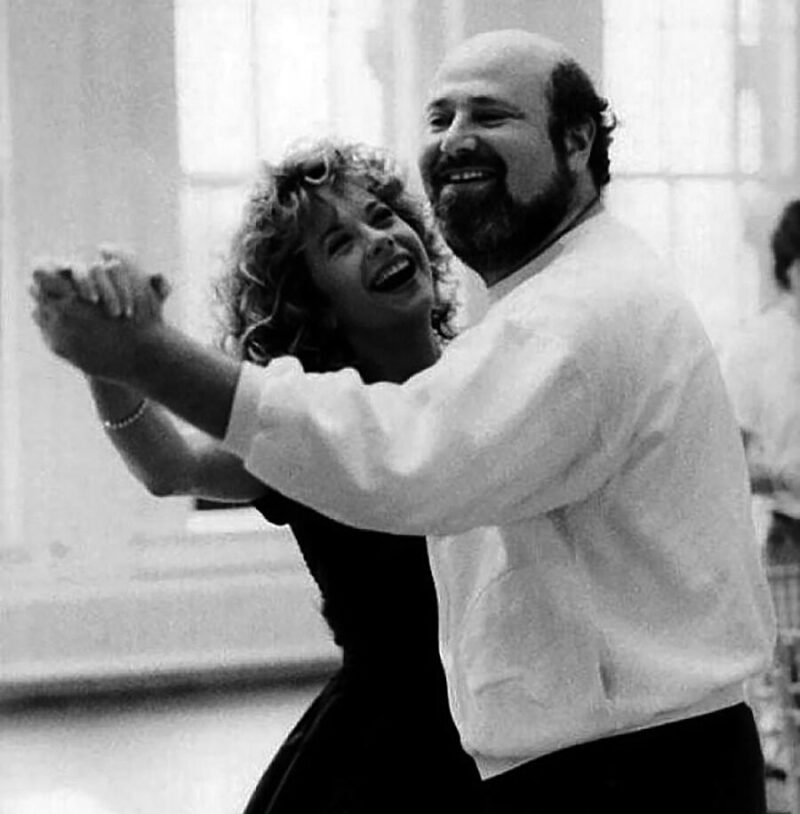 Мег Райан и Роб Райнер на съёмках «Когда Гарри встретил Салли», 1988