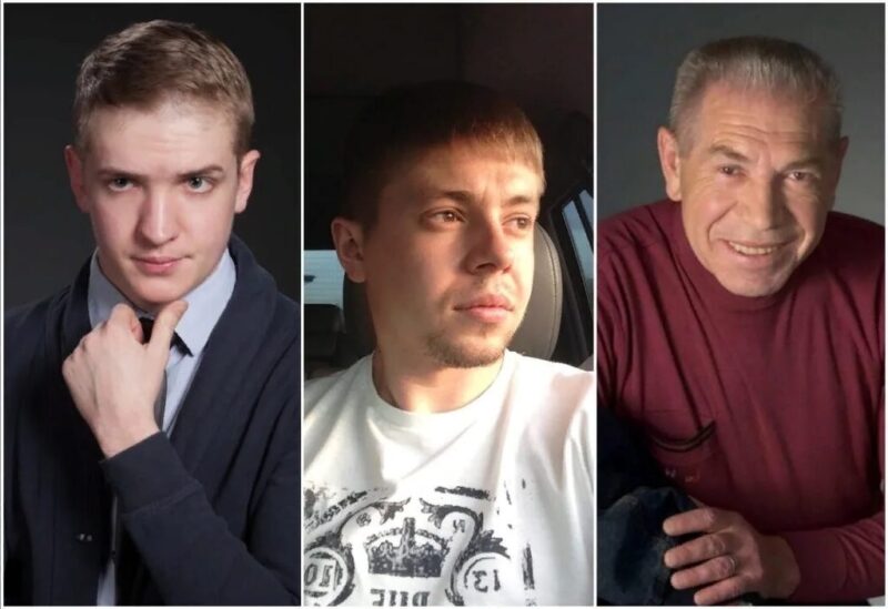 Владимир Толоконников в окружении сыновей Иннокентия и Родиона