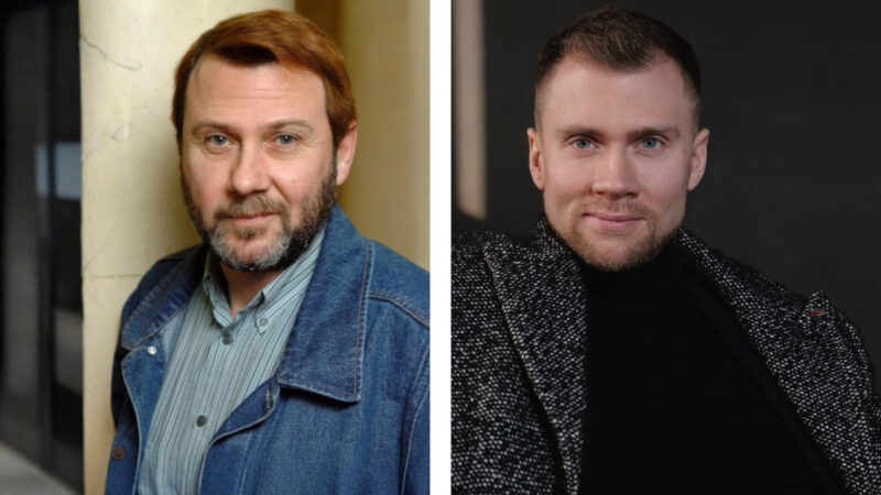 Евгений Ганелин и его сын Александр.