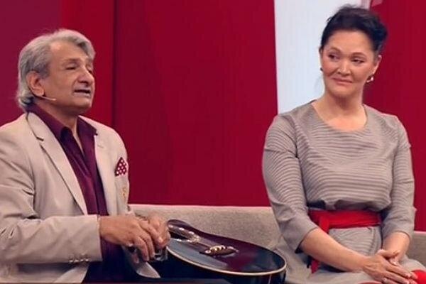 Василий Васильев со второй женой Марианной.