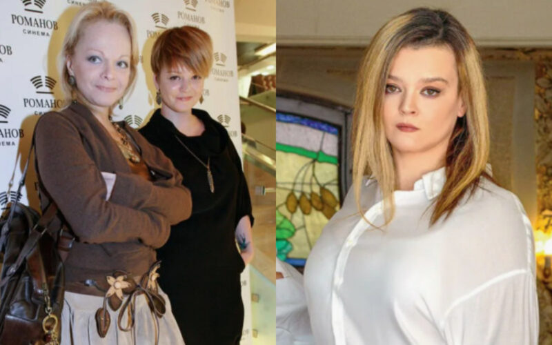 На фото Ангелина Миончинская с мамой