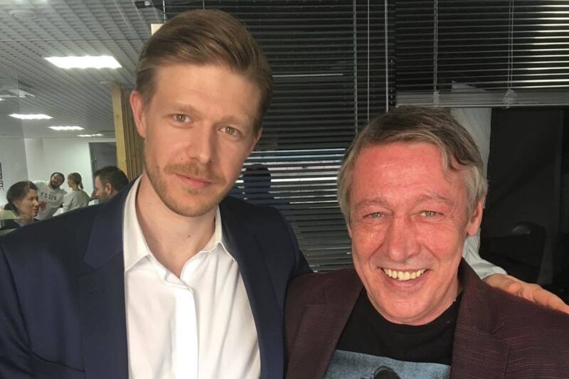 Михаил Ефремов с сыном Никитой