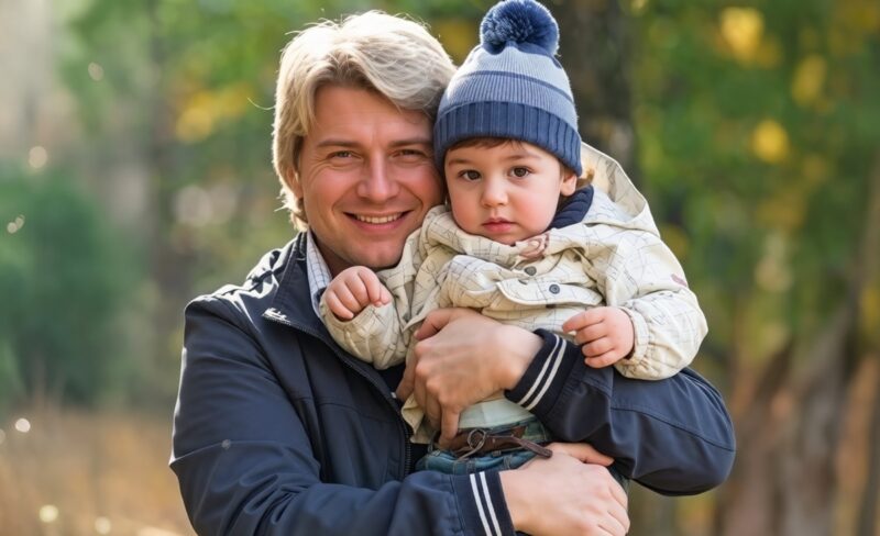 Николай Басков и его единственный сын Бронислав в детстве