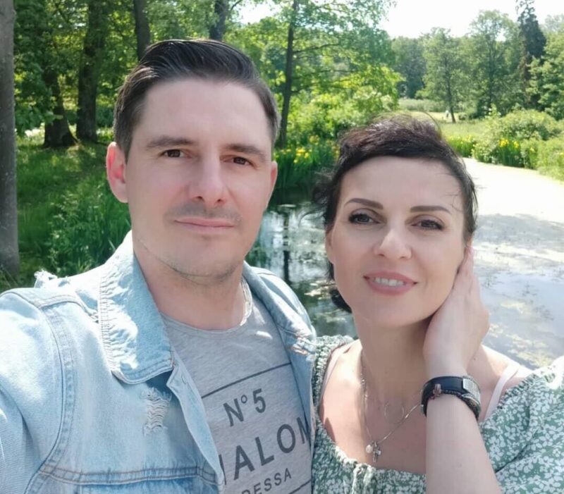 Дмитрий Паламарчук и его жена Инна Анциферова