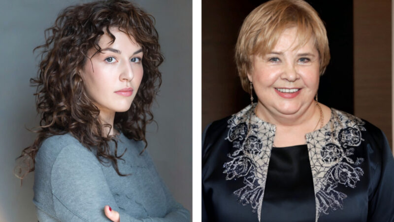 Екатерина Ланн с матерью Татьяной Догилевой