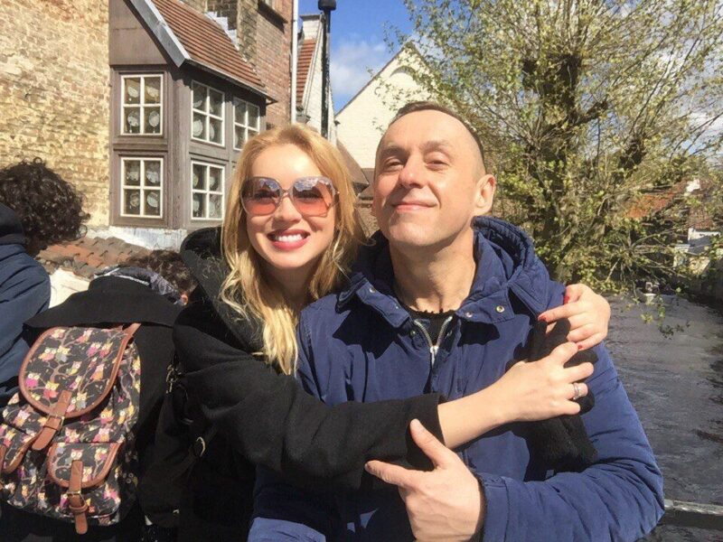 Ирина Темичева с мужем Виктором Бондарюком.
