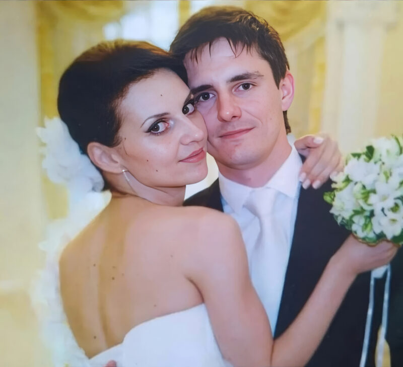 Дмитрий Паламарчук и Инна Анциферова, кадр со свадебной церемонии