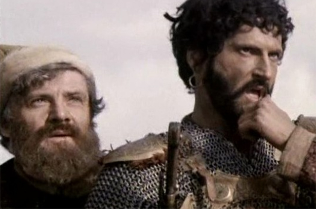 Кадр из фильма «Ермак» (1996), последняя роль актера
