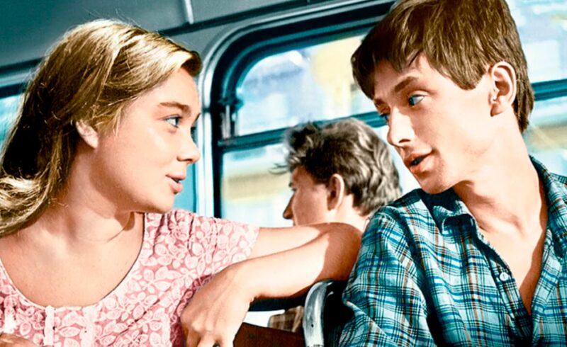 Сцена из фильма «Первый троллейбус», 1963 год