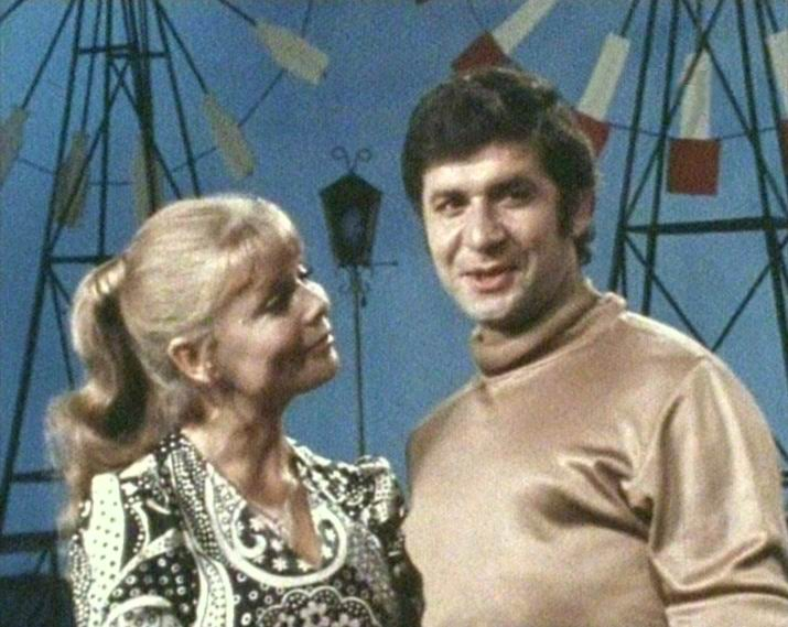 Актер Борис Кумаритов в постановке «Проснись и пой», 1974 год