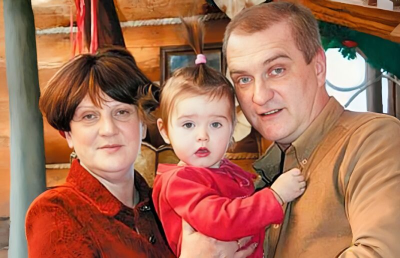 Александр Балуев с Марией Урбановской и дочерью