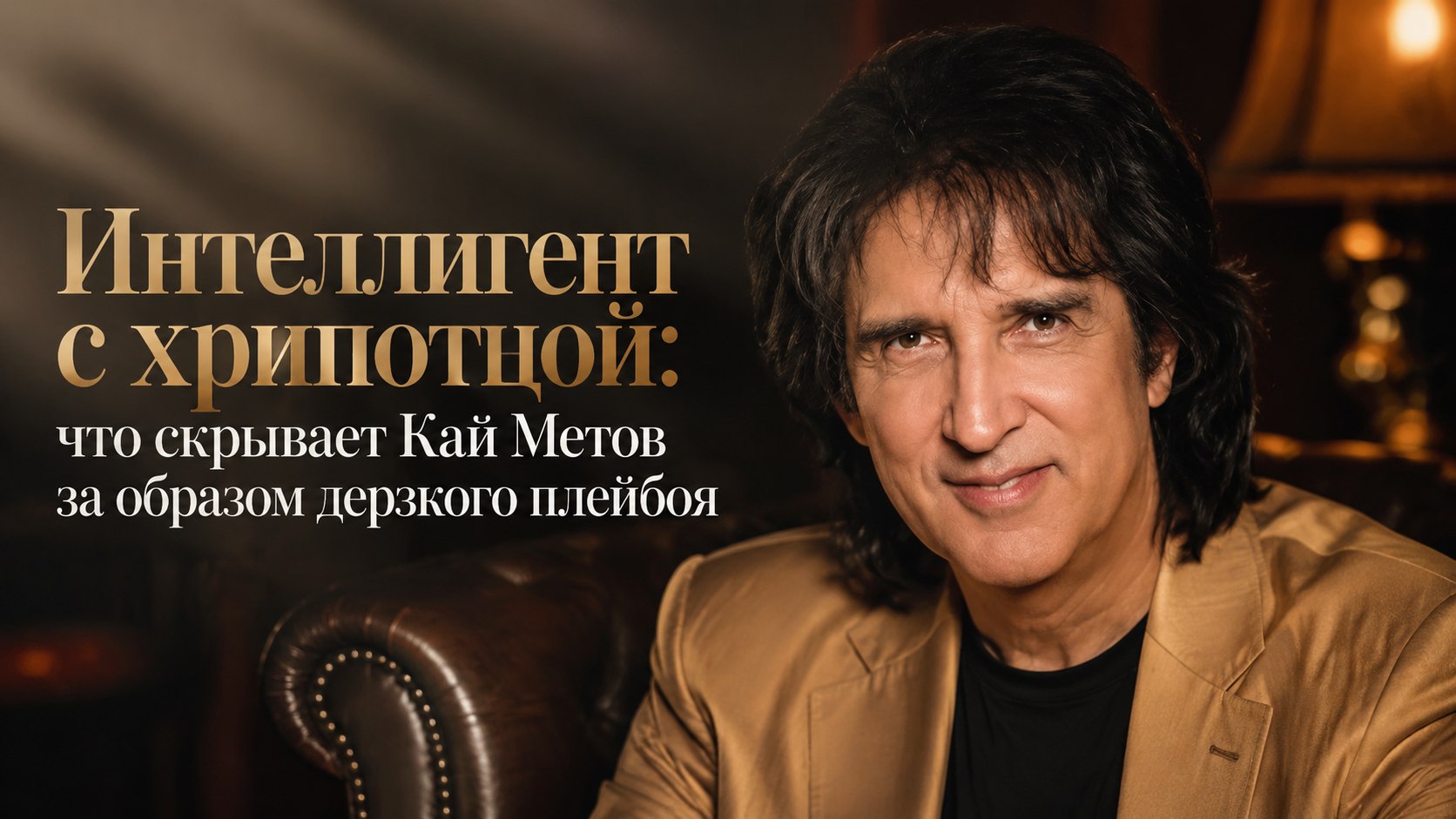 Интеллигент с хрипотцой: что скрывает Кай Метов за образом дерзкого плейбоя