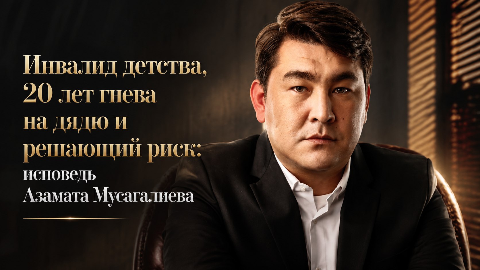 Инвалид детства, 20 лет гнева на дядю и решающий риск: исповедь Азамата Мусагалиева