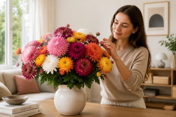 Как продлить жизнь срезанным цветам: гид по уходу за хризантемами