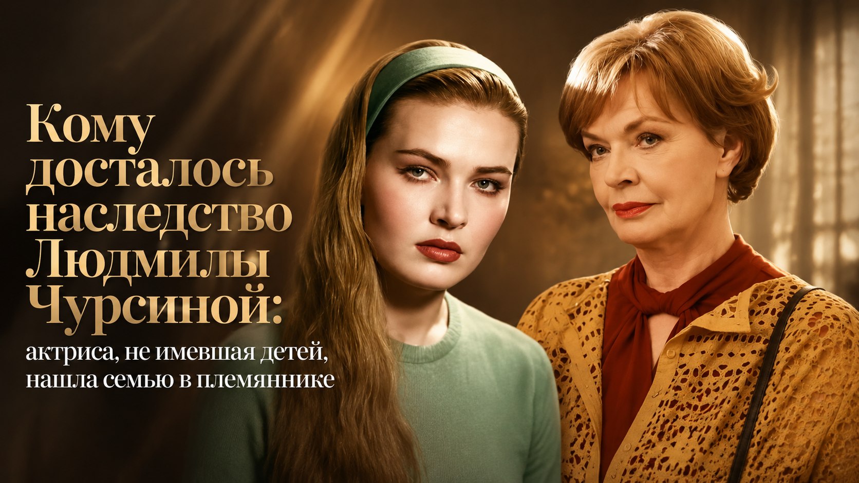 Кому досталось наследство Людмилы Чурсиной: актриса, не имевшая детей, нашла семью в племяннике