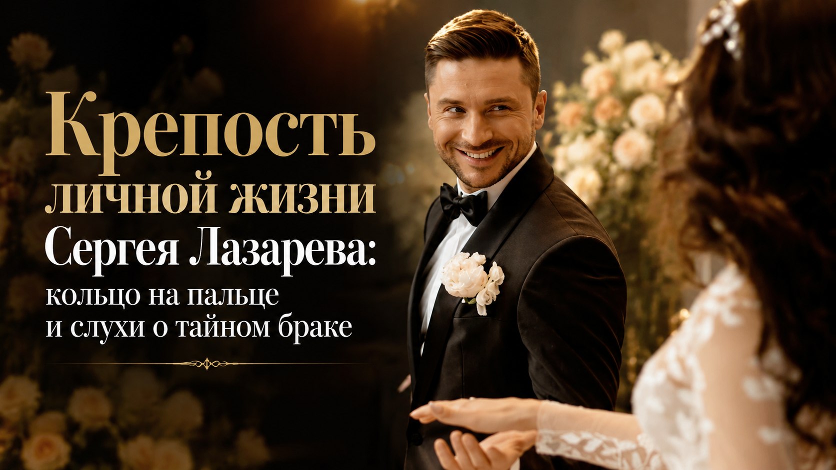 Крепость личной жизни Сергея Лазарева: кольцо на пальце и слухи о тайном браке
